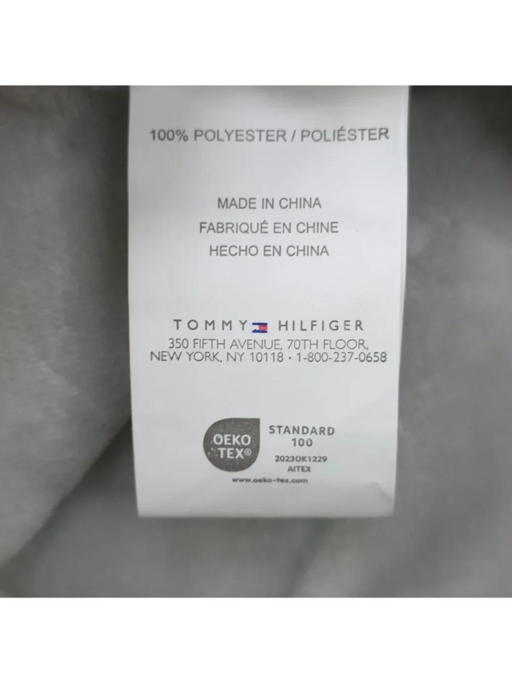Tommy Hilfiger Reversible Lush Throw Blanket 50